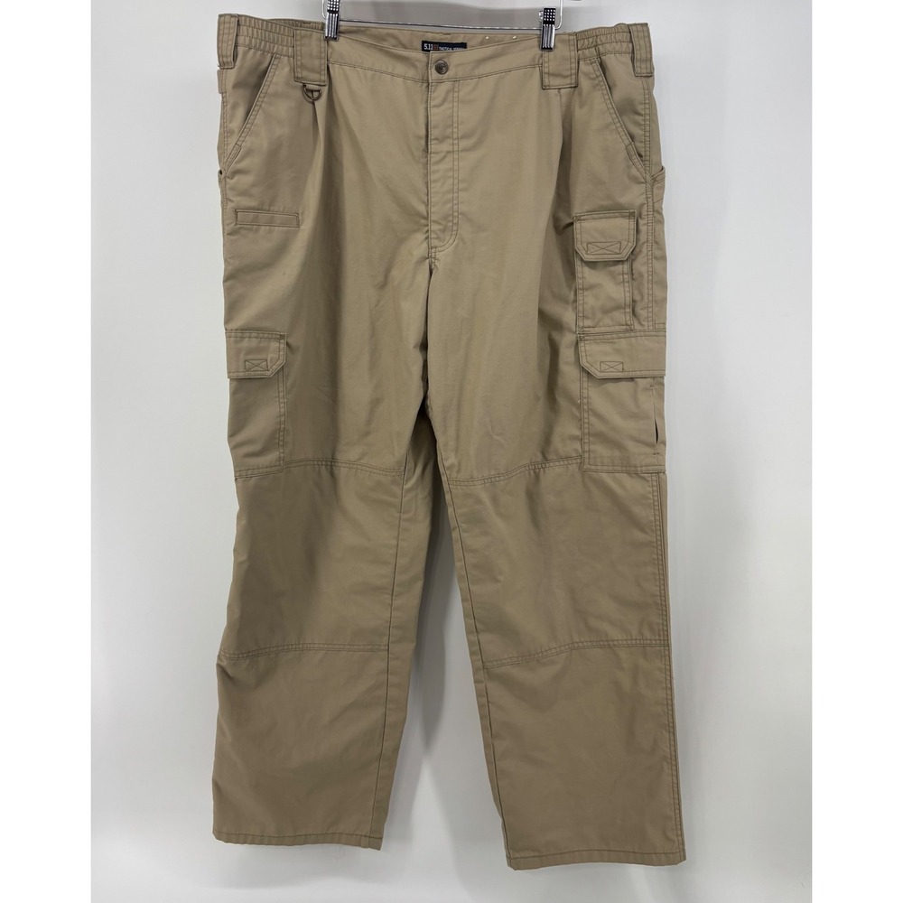 5.11 Tactical Taclite Pro Ripstop Cargo Pants Mens 42x32 Khaki